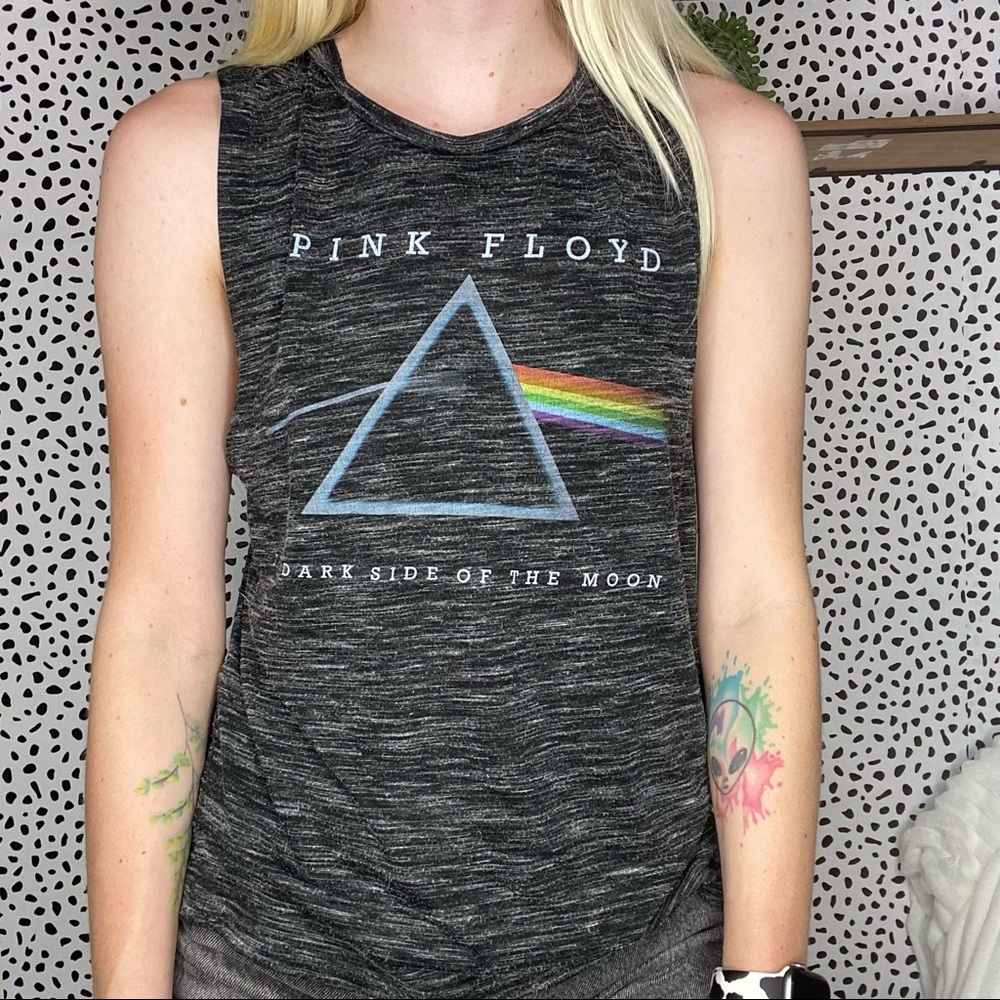Pink Floyd Band Tee Heather Tank Top Medium